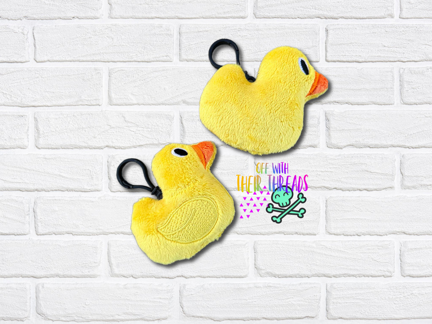 Thread Squishy DIGITAL DOWNLOAD Rubber Duck Squishy Keychain – Off With Their Threads