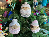 DIGITAL DOWNLOAD Applique Christmas Buddies Squishy Keychain Set