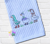 DIGITAL DOWNLOAD Goose Trio 3 SIZES INCLUDED
