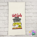 DIGITAL DOWNLOAD Applique Grandma Hobbies 4 SIZES INCLUDED