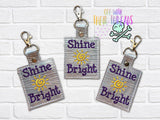 4x4 DIGITAL DOWNLOAD Shine Bright Snap Tab
