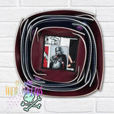 DIGITAL DOWNLOAD ITH Applique Snap Tab Tray Set 5 Sizes