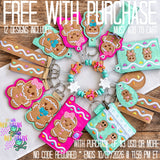 DIGITAL DOWNLOAD Applique Sugar & Spice Gingerbread Wristlet Essentials Set 12 DESIGNS INCLUDED