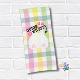 DIGITAL DOWNLOAD Applique Guess What? Bunny Butt! 3 SIZES INCLUDED