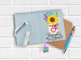 DIGITAL DOWNLOAD Applique Thoughts In Bloom A6 Notebook Cover