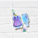 DIGITAL DOWNLOAD Applique Rapunzel Wristlet Essentials Set 11 DESIGNS INCLUDED