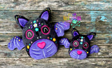 DIGITAL DOWNLOAD Applique Sugar Skull Bat Plush 5 SIZES INCLUDED