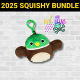 DIGITAL DOWNLOAD Applique Duck Squishy Keychain
