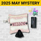 DIGITAL DOWNLOAD 5x5 Applique Split Bone Poo Bag Holder