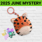 DIGITAL DOWNLOAD Applique Tiger Squishy Keychain