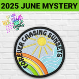 DIGITAL DOWNLOAD Chasing Sunsets Patch 3 SIZES INCLUDED