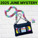 DIGITAL DOWNLOAD Applique VHS Zipper Bag Set Lined and Unlined