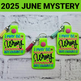 DIGITAL DOWNLOAD May Be Wrong Snap Tab Keychain