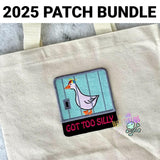 DIGITAL DOWNLOAD Got Too Silly Patch 3 SIZES INCLUDED