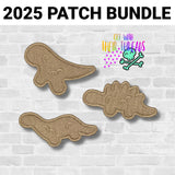 DIGITAL DOWNLOAD Dino Nuggies Patch Set 3 SIZES INCLUDED