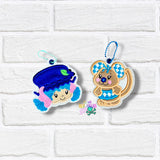 DIGITAL DOWNLOAD Applique Blueberry Muffin Cheesecake Bookmark Ornament Bag Tag Bundle