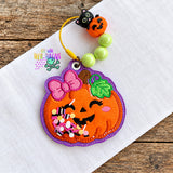 DIGITAL DOWNLOAD Shake, Rattle & Gourd Applique Bow Pumpkin Shaker Bookmark Ornament Bag Tag