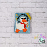 DIGITAL DOWNLOAD Applique Get This Bread A6 Notebook Cover