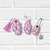 DIGITAL DOWNLOAD Cookie Snap Tab Key Chain Bag Tag Charm Set
