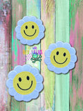 DIGITAL DOWNLOAD Retro Daisy Patch 3 SIZES INCLUDED