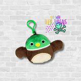 DIGITAL DOWNLOAD Applique Duck Squishy Keychain