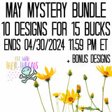 DIGITAL DOWNLOAD May Members Only Mystery Bundle 10 DESIGNS