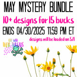 DIGITAL DOWNLOAD May 2025 Members Only Mystery Bundle 10 DESIGNS