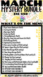 DIGITAL DOWNLOAD MARCH 2026 Mystery Bundle 20 DESIGNS $15 USD