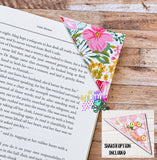 DIGITAL DOWNLOAD Blank Page Corner Bookmark 2 VERSIONS INCLUDED