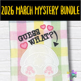 DIGITAL DOWNLOAD Applique Guess What? Bunny Butt! 3 SIZES INCLUDED