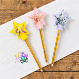 DIGITAL DOWNLOAD 3D Shaker Easter Star Pencil Topper