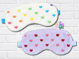 DIGITAL DOWNLOAD  Quilted Heart Sleep Mask 2 SIZES INCLUDED