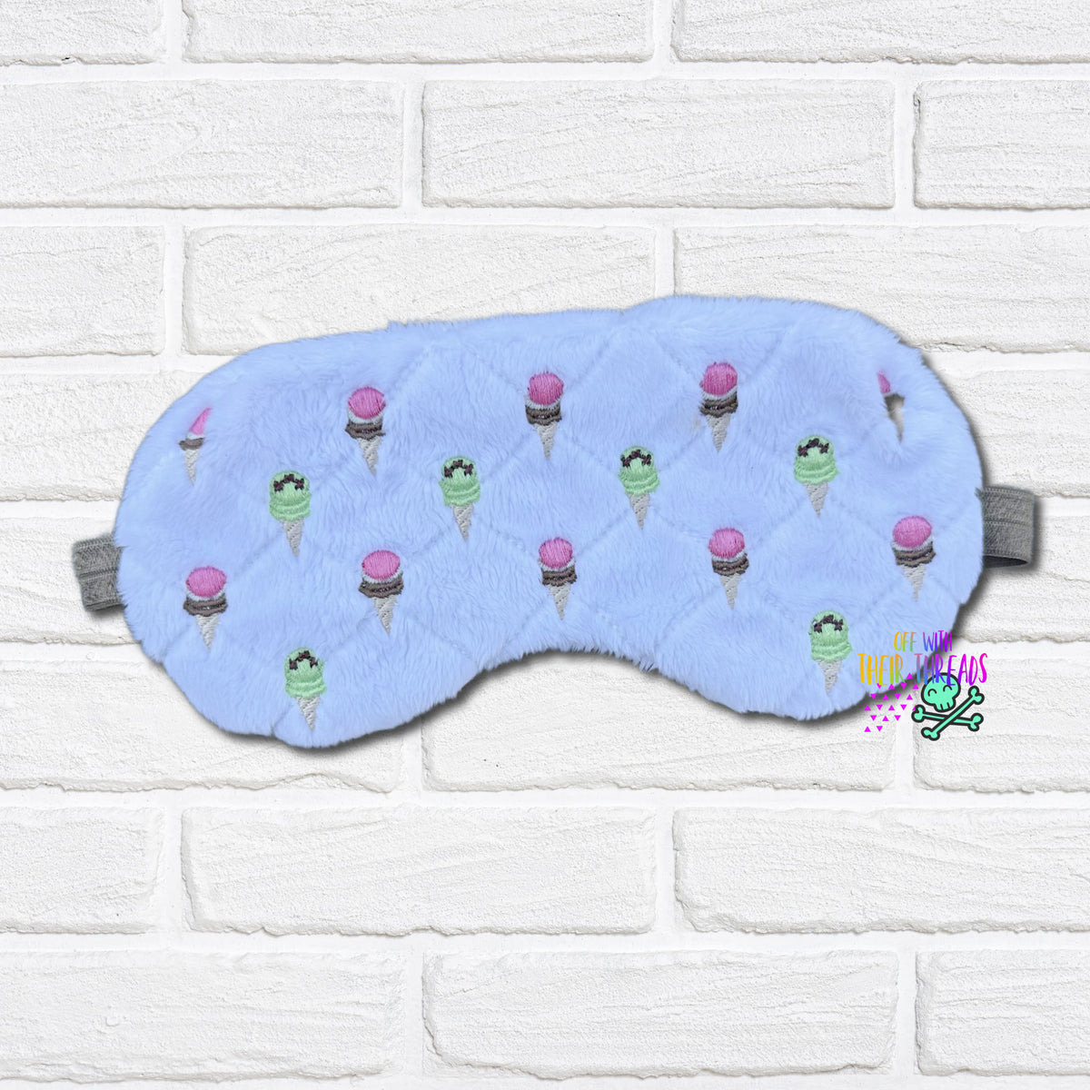 DIGITAL DOWNLOAD Quilted Ice Cream Sleep Mask 2 SIZES INCLUDED – Off ...