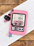 DIGITAL DOWNLOAD Applique Shaker Claw Machine Mini Composition Notebook Cover