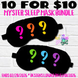 DIGITAL DOWNLOAD NEW! Sleep Mask Bundle 10 DESIGNS $50 VALUE