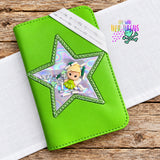 DIGITAL DOWNLOAD 5x7 Applique Shaker Star Mini Comp Book Cover