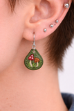 DIGITAL DOWNLOAD Toadstool Earrings 3 SIZES INCLUDED