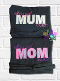 DIGITAL DOWNLOAD Applique Funny Okayest Mom Mum Ever 4 SIZES INCLUDED