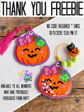 DIGITAL DOWNLOAD Shake, Rattle & Gourd Applique Bow Pumpkin Shaker Bookmark Ornament Bag Tag