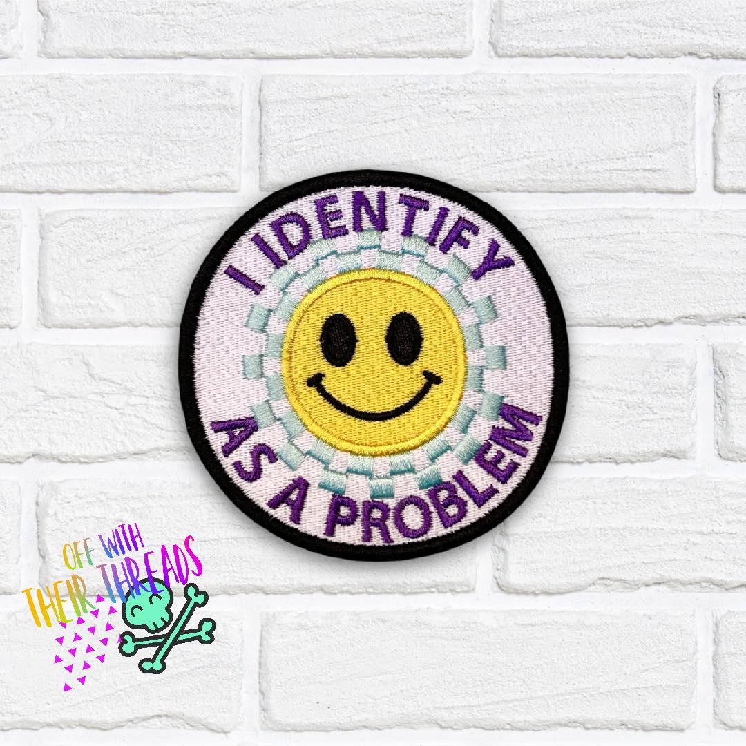 DIGITAL DOWNLOAD I Identify As A Problem Patch Set 3 SIZES INCLUDED ...