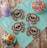 DIGITAL DOWNLOAD Skull and Crossbones Coaster