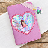 DIGITAL DOWNLOAD 5x7 Applique Shaker Heart Mini Comp Book Cover