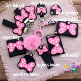 DIGITAL DOWNLOAD Applique Heart Bow Wristlet Essentials Set 9 DESIGNS INCLUDED