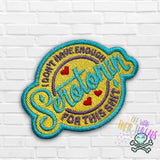 DIGITAL DOWNLOAD Not Enough Serotonin For This Patch 3 SIZES INCLUDED