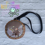 DIGITAL DOWNLOAD Applique Shaker Feature Fabric Panel Add On For ITH Round Rivet Bag 4 SIZES INCLUDED