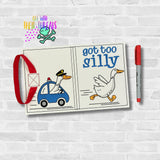 DIGITAL DOWNLOAD Silly Goose A6 Notebook Cover