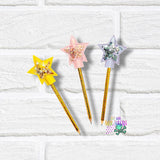 DIGITAL DOWNLOAD 3D Shaker Easter Star Pencil Topper
