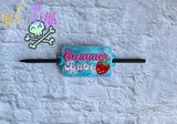 DIGITAL DOWNLOAD Summer Babe Hair Accessory Bun Cover