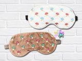 DIGITAL DOWNLOAD  Quilted Toadstool Sleep Mask 2 SIZES INCLUDED