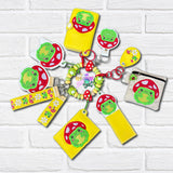 DIGITAL DOWNLOAD Applique Toadstool Wristlet Essentials Set 9 DESIGNS INCLUDED